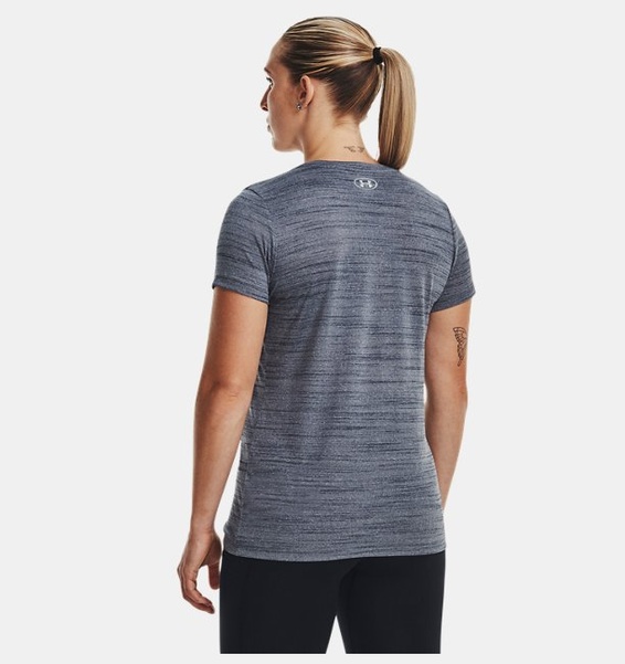 Gri Kadın UA Tech™ Tiger Kısa Kollu T-shirt