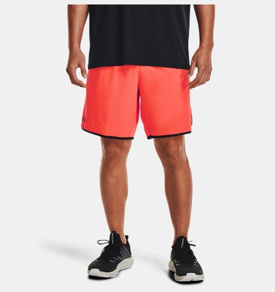 Turuncu Erkek UA HIIT Dokuma 8" Şort