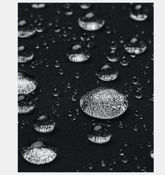 Siyah Erkek UA Stretch Dokuma Rüzgarlık