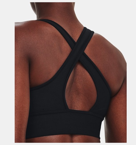 Siyah Kadın UA Crossback Longline Spor Sütyeni