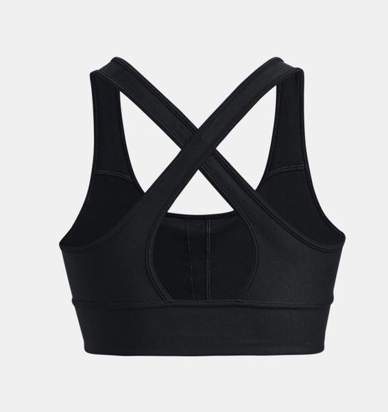 Siyah Kadın UA Crossback Longline Spor Sütyeni