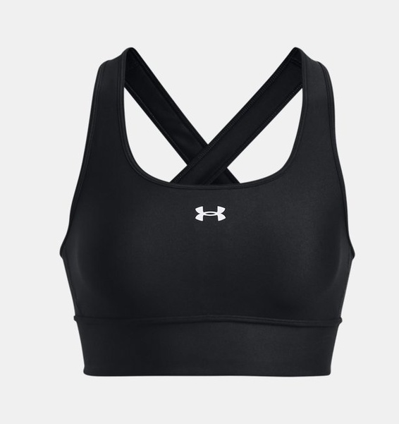 Siyah Kadın UA Crossback Longline Spor Sütyeni