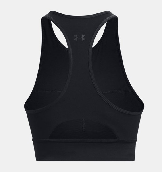 Siyah Kadın UA Meridian Zip Crop Spor Sütyeni