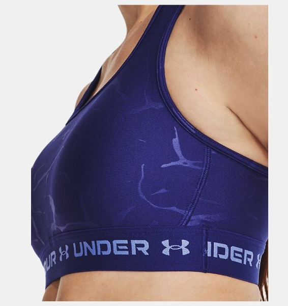 Mavi Kadın Armour® Mid Crossback Baskılı Spor Sütyeni