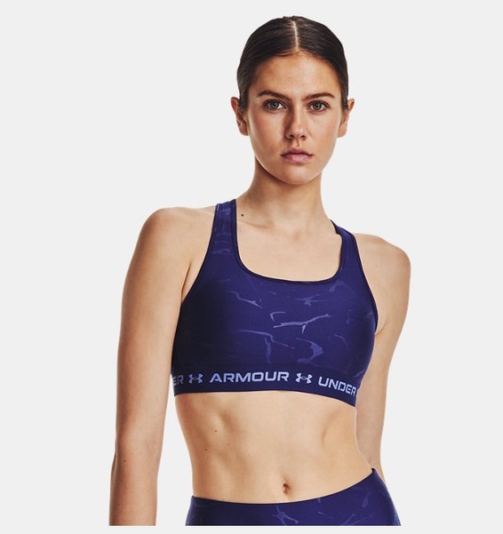 Mavi Kadın Armour® Mid Crossback Baskılı Spor Sütyeni