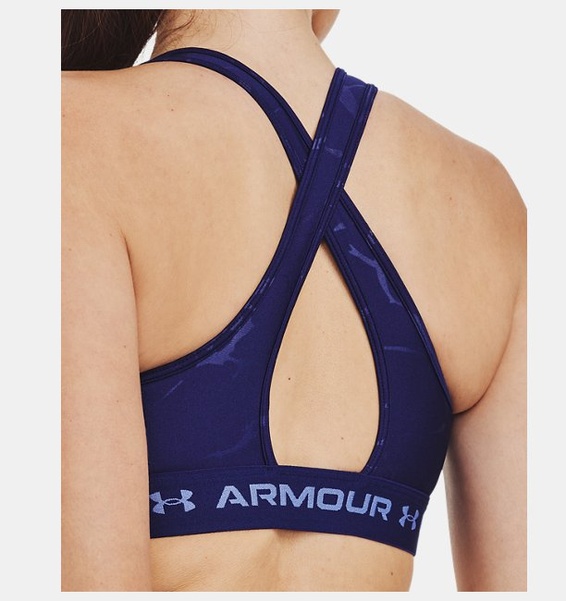 Mavi Kadın Armour® Mid Crossback Baskılı Spor Sütyeni