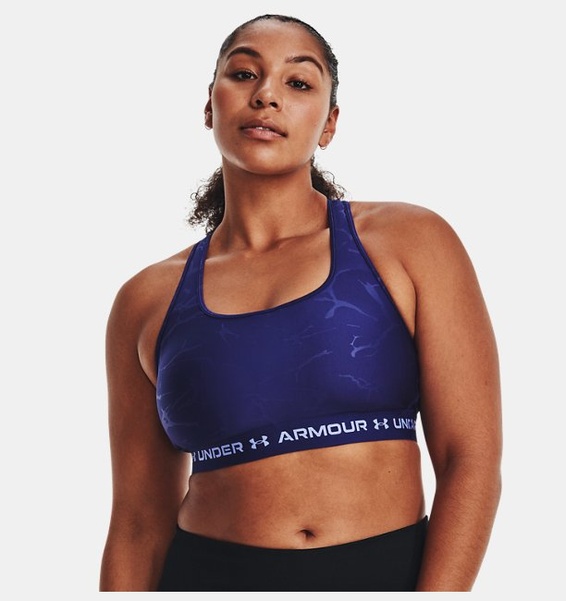 Mavi Kadın Armour® Mid Crossback Baskılı Spor Sütyeni