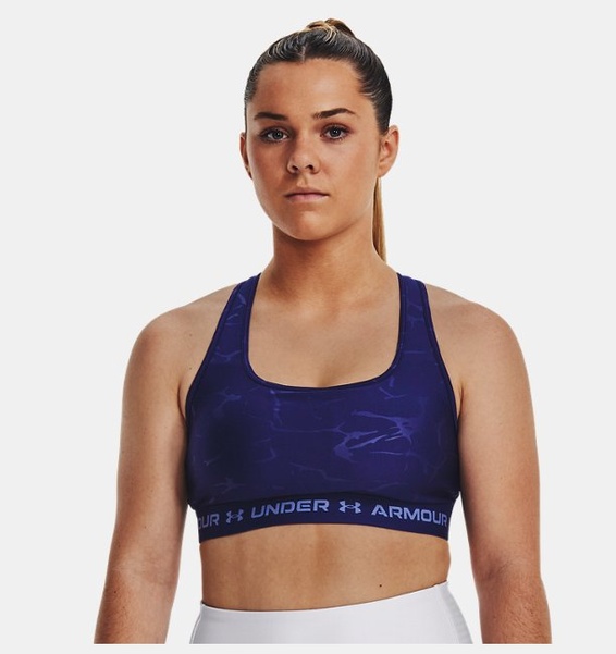 Mavi Kadın Armour® Mid Crossback Baskılı Spor Sütyeni