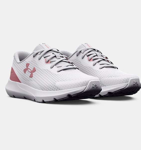 Beyaz Kadın UA Surge 3 Koşu Ayakkabısı