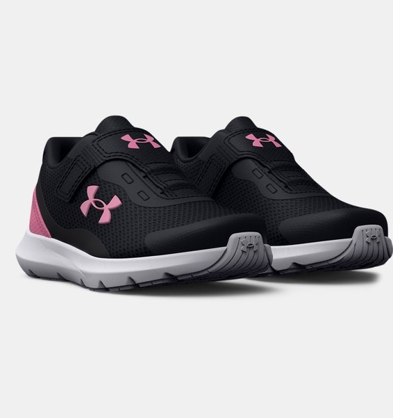 Siyah Kız Çocuk Infant UA Surge 3 AC Koşu Ayakkabısı
