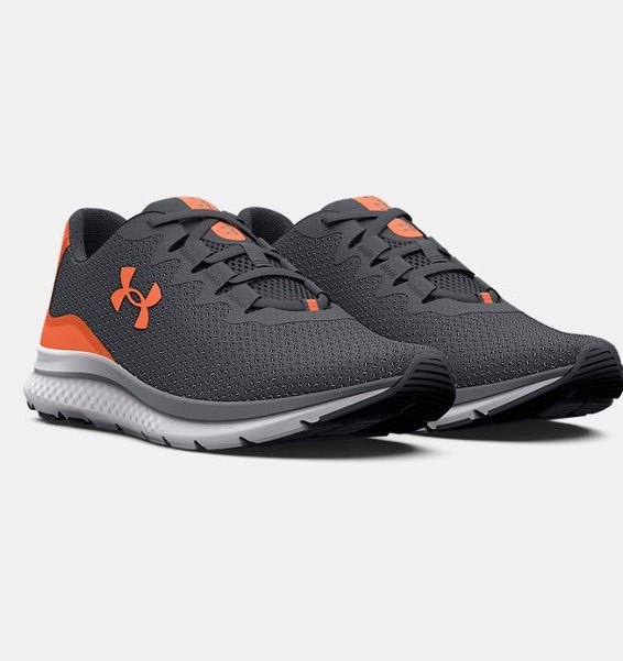 Gri Erkek UA Charged Impulse 3 Koşu Ayakkabısı