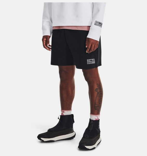 Siyah Unisex UA Summit Örgü Şort