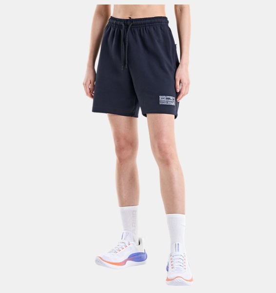 Siyah Unisex UA Summit Örgü Şort