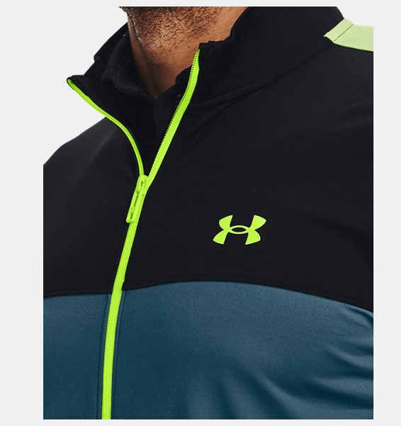 Mavi Erkek UA Storm Midlayer Tam Boy Fermuarlı