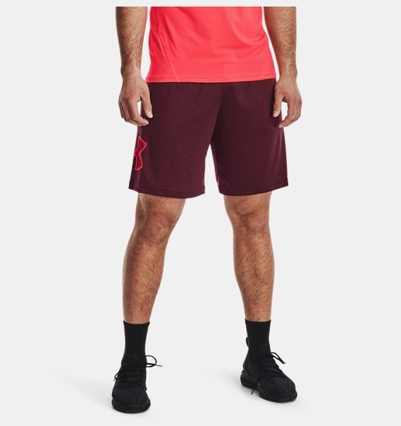 Kırmızı Erkek UA Tech Graphic Şort