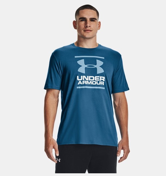 Mavi Erkek UA GL Foundation Kısa Kollu T-shirt