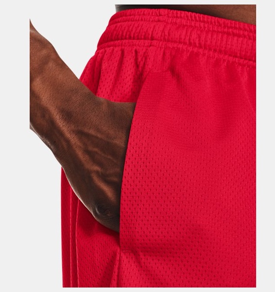 Kırmızı Erkek UA Tech Mesh Şort