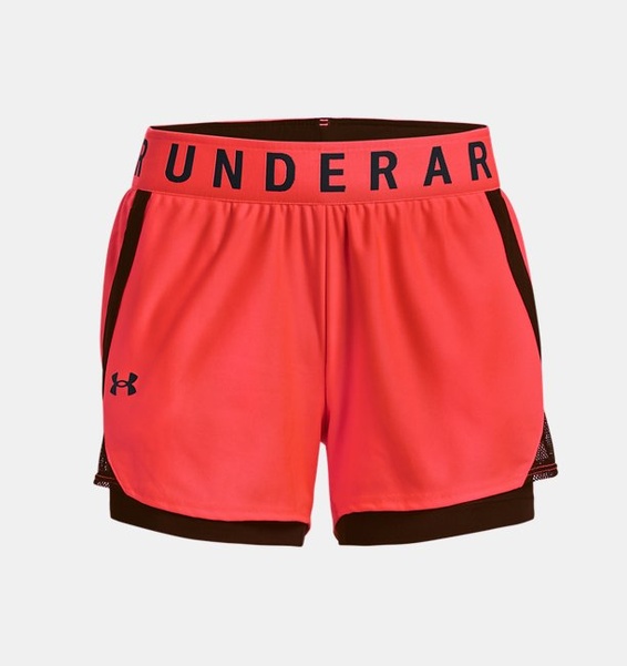 Pembe Kadın UA Play Up 2-in-1 Şort