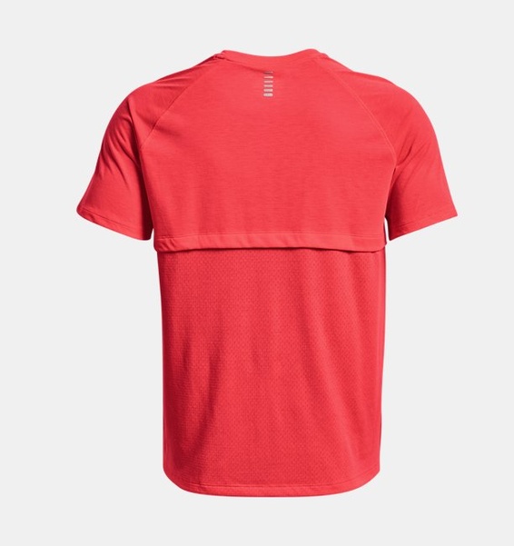 Pembe Erkek UA Streaker Koşu Kısa Kollu T-shirt