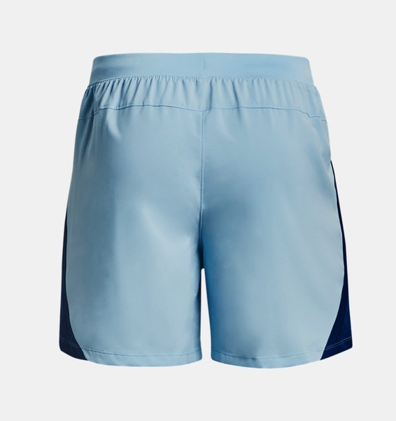 Mavi Erkek UA Launch Koşu 5inç Şort