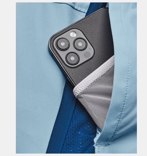 Mavi Erkek UA Launch Koşu 5inç Şort