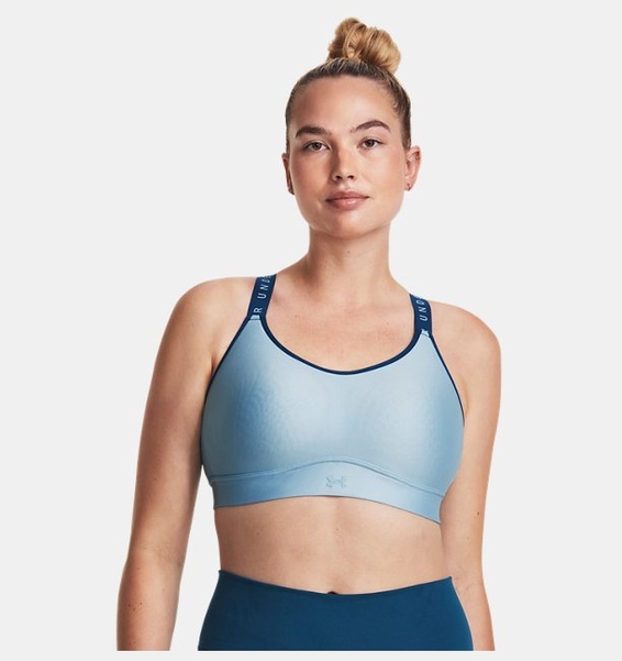 Mavi Kadın UA Infinity Mid Covered Spor Sütyeni