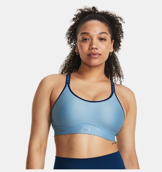 Mavi Kadın UA Infinity Mid Covered Spor Sütyeni