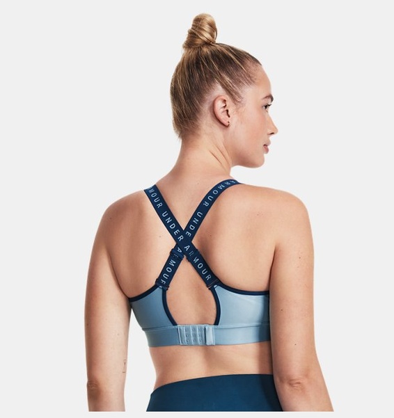 Mavi Kadın UA Infinity Mid Covered Spor Sütyeni