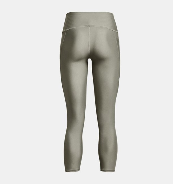 Yeşil Kadın UA Tech Yüksek Bel Bilekte Tayt