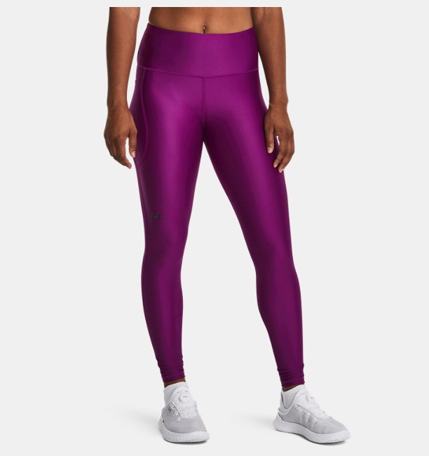Kadın UA Tech Yüksek Bel Tayt Mor