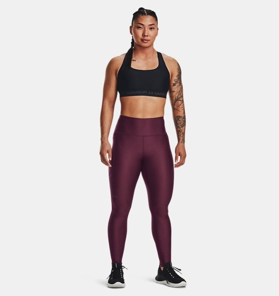 Kırmızı Kadın UA Tech Yüksek Bel Tayt