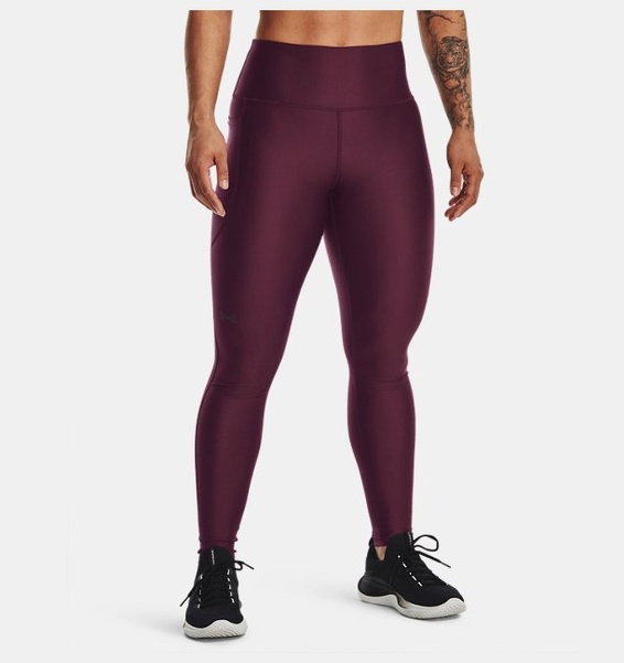 Kırmızı Kadın UA Tech Yüksek Bel Tayt