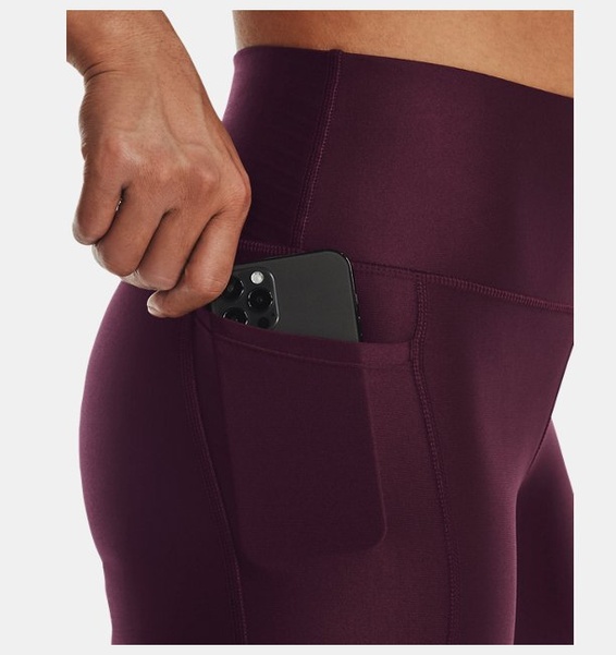 Kırmızı Kadın UA Tech Yüksek Bel Tayt