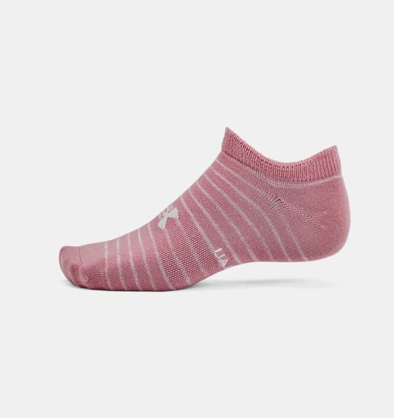 Pembe Unisex UA Essential 6’lı Paket No Show Çorap