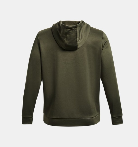 Yeşil Erkek UA Armour Fleece Tam Fermuarlı Kapüşonlu Üst