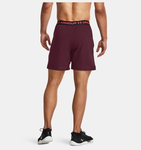 Kırmızı Erkek UA Vanish Dokuma 6inch Şort