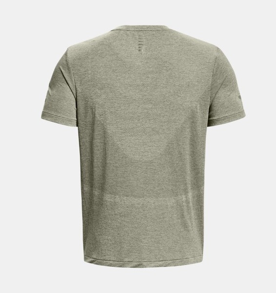 Yeşil Erkek UA Dikişsiz Stride Kısa Kollu T-shirt