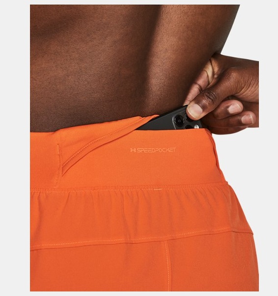 Turuncu Erkek UA Launch Pro 7inch Şort