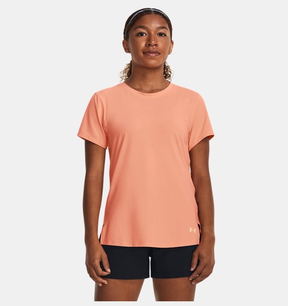 Yavruağzı Kadın UA Serin Tutan Laser T-shirt