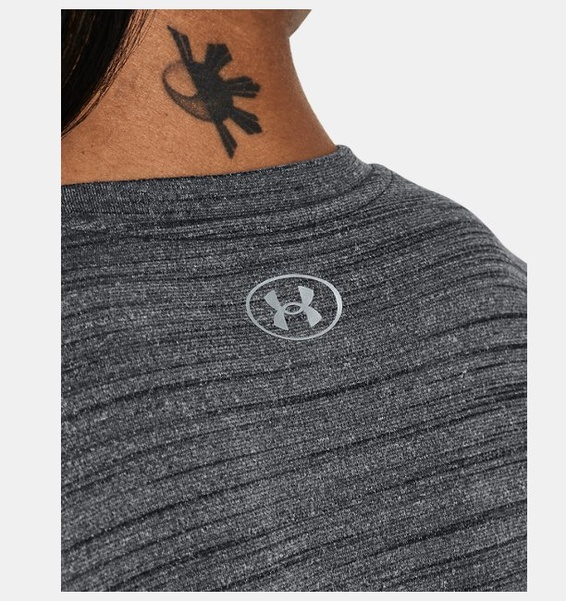 Siyah Kadın UA Tech™ Tiger Kısa Kollu T-shirt