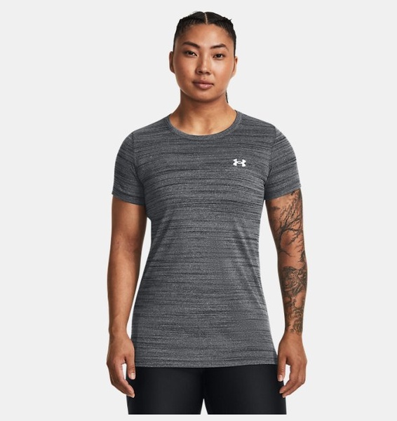 Siyah Kadın UA Tech™ Tiger Kısa Kollu T-shirt