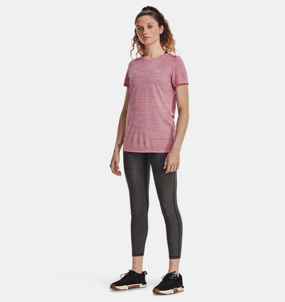 Pembe Kadın UA Tech™ Tiger Kısa Kollu T-shirt