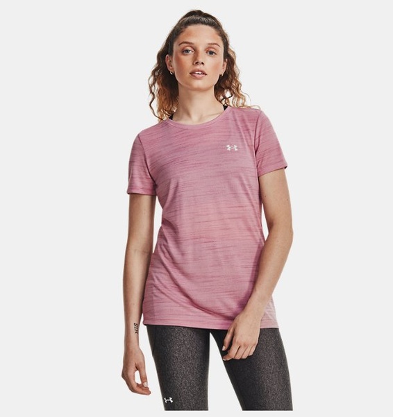 Pembe Kadın UA Tech™ Tiger Kısa Kollu T-shirt