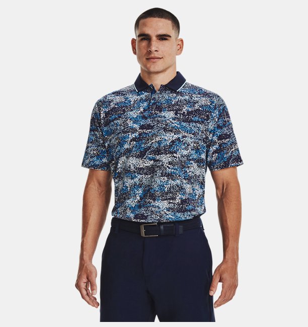 Erkek UA Serin Tutan Edge Polo Lacivert