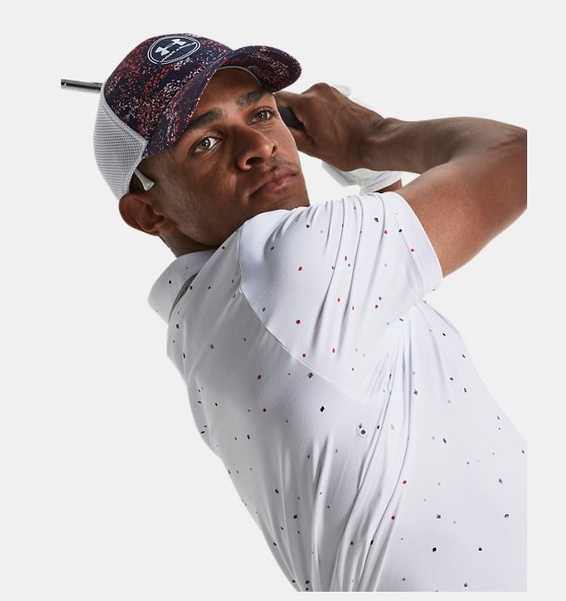 Beyaz Erkek UA Serin Tutan  Verge Polo