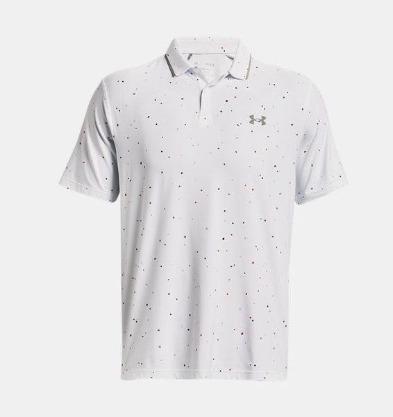 Beyaz Erkek UA Serin Tutan  Verge Polo