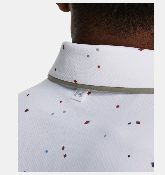 Beyaz Erkek UA Serin Tutan  Verge Polo