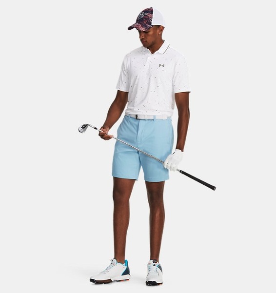 Beyaz Erkek UA Serin Tutan  Verge Polo