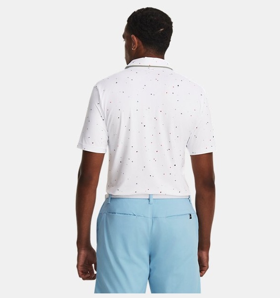 Beyaz Erkek UA Serin Tutan  Verge Polo