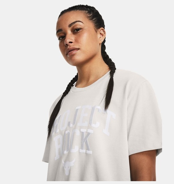 Beyaz Kadın Project Rock Heavyweight Campus T-shirt
